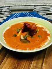Rajčatová polévka s pečenými paprikami - Metabolic Balance