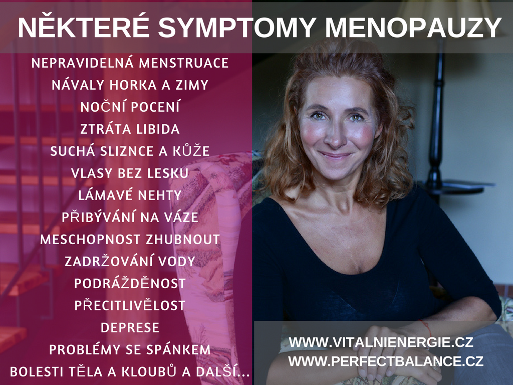 Symptomy menopauzy a metabolic balance