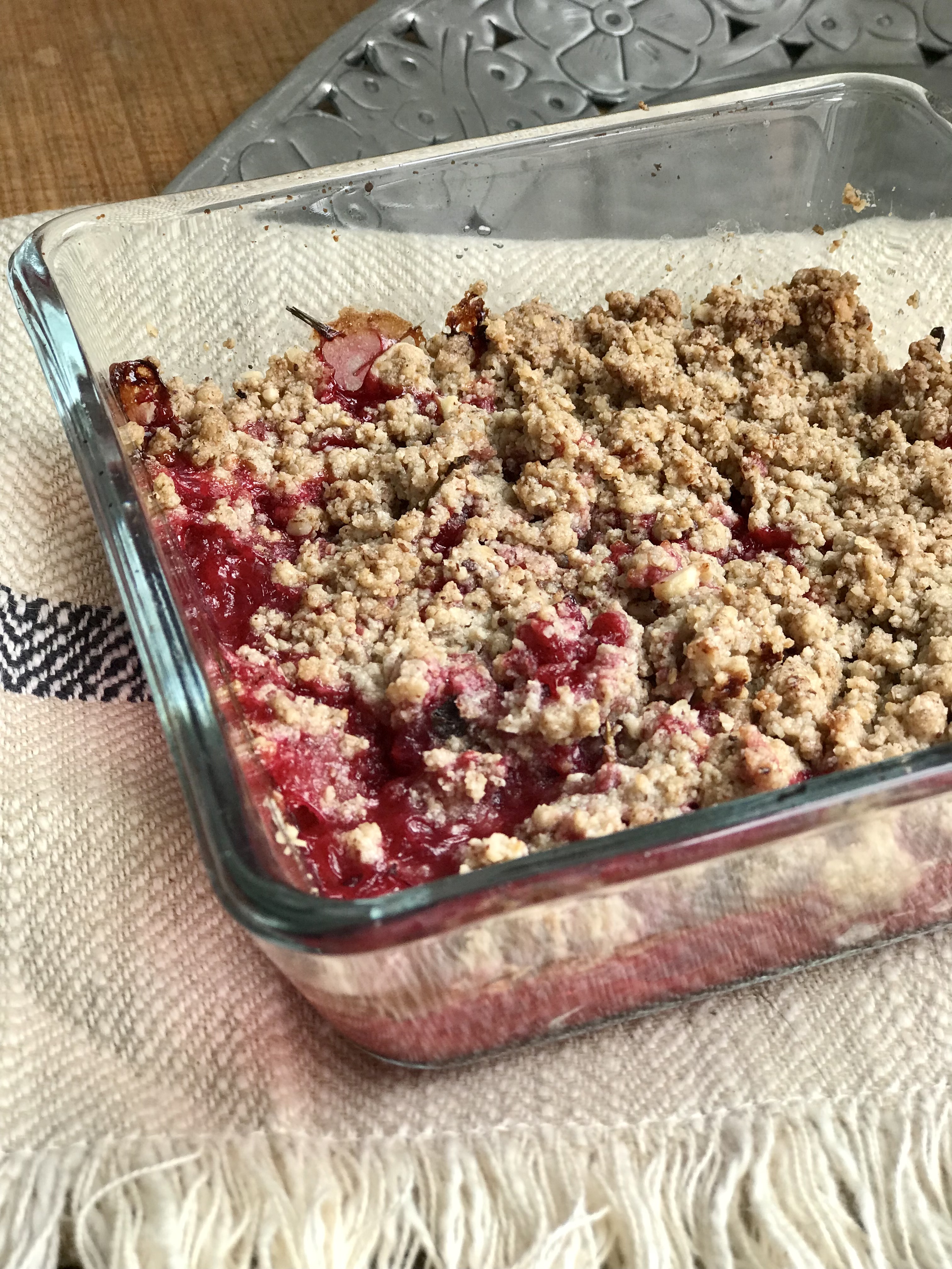 Krambl Metabolic Balance | » Ovocný krambl/ crumble bez cukru a bez mouky